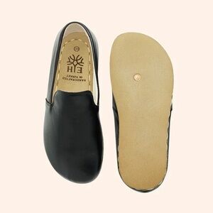New Earthing Harmony Grounding & Earthing Barefoot Leather Slip-On Shoes